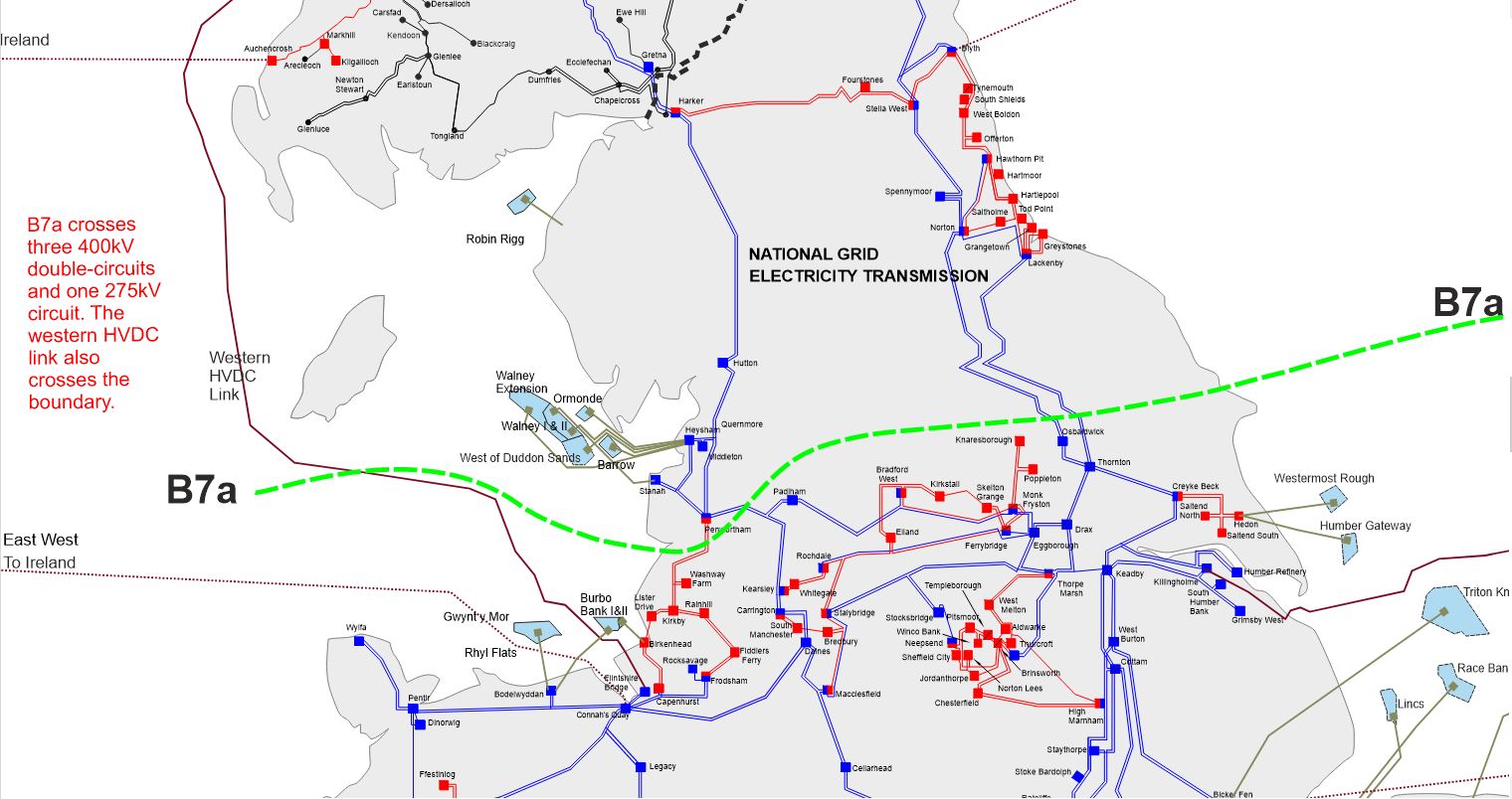 North Of England Boundaries National Energy System Operator